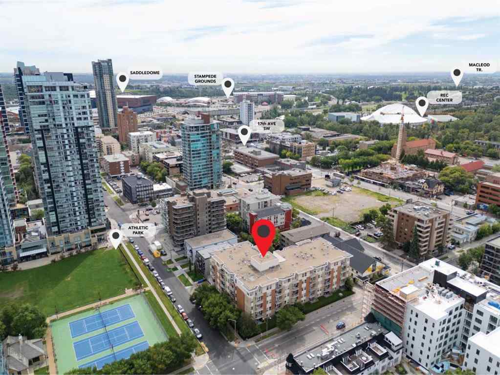 MLS® A2249693 - Unit #402 1410 2 Street SW in Beltline Calgary, Residential