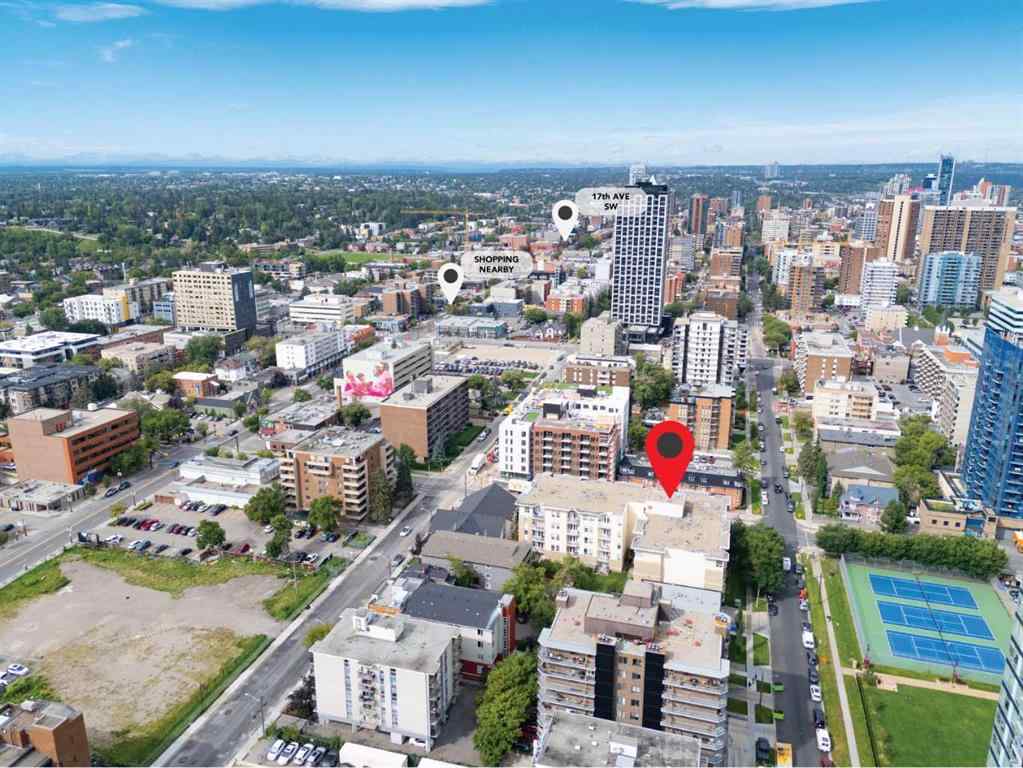 MLS® A2249693 - Unit #402 1410 2 Street SW in Beltline Calgary, Residential