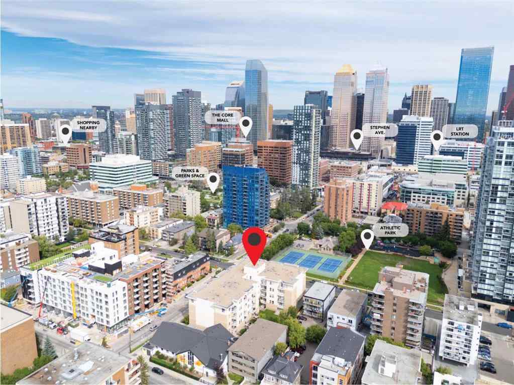 MLS® A2249693 - Unit #402 1410 2 Street SW in Beltline Calgary, Residential