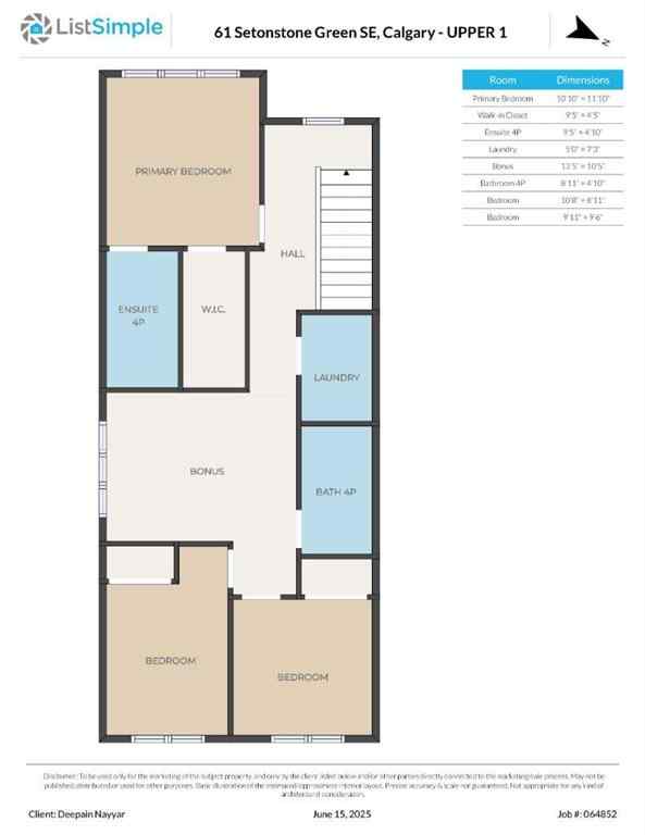 MLS® A2249745 - 61 Setonstone Green SE in Seton Calgary, Residential