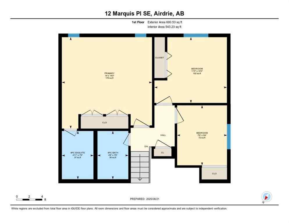 MLS® A2249787 - 12 Marquis Place SE in Meadowbrook Airdrie, Residential