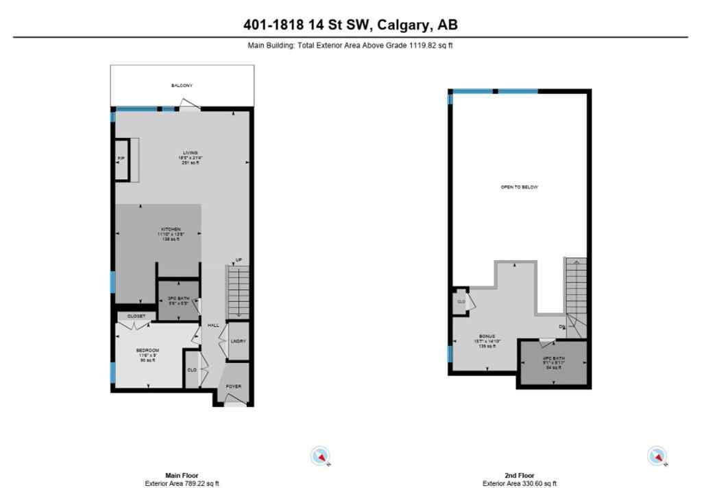 MLS® A2249797 - Unit #401 1818 14 Street SW in Lower Mount Royal Calgary, Residential