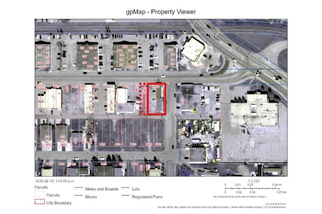 MLS® A2249826 - 9801 97 Avenue  in Central Business District Grande Prairie, Commercial