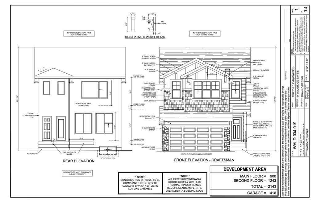 MLS® A2249828 - 54 Walgrove Bay SE in Walden Calgary, Residential