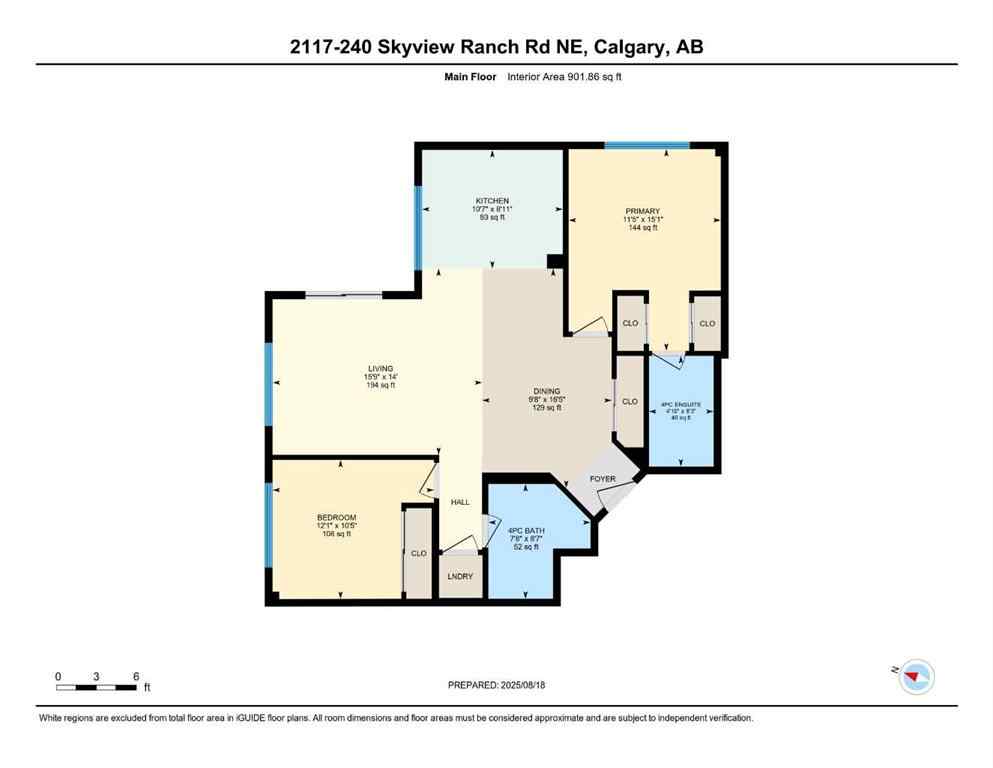 MLS® A2249907 - Unit #2117 240 Skyview Ranch Road NE in Skyview Ranch Calgary, Residential