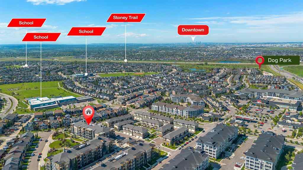 MLS® A2250058 - Unit #205 300 AUBURN MEADOWS Manor SE in Auburn Bay Calgary, Residential