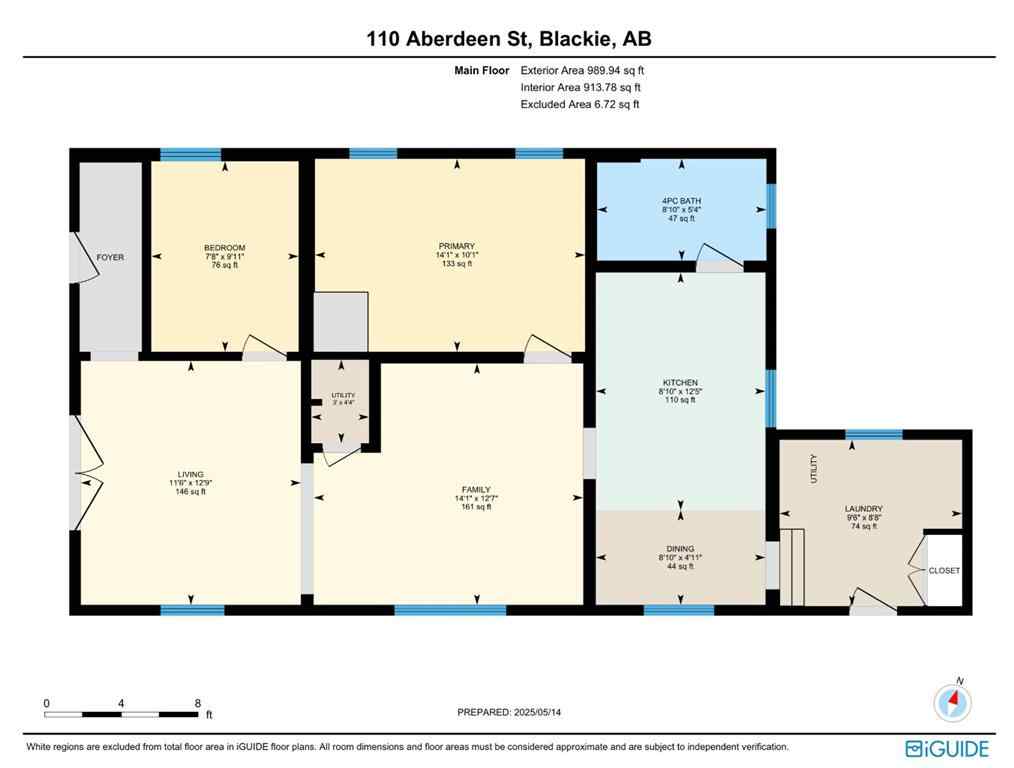 MLS® A2250078 - 110 Aberdeen Street  in NONE Blackie, Residential