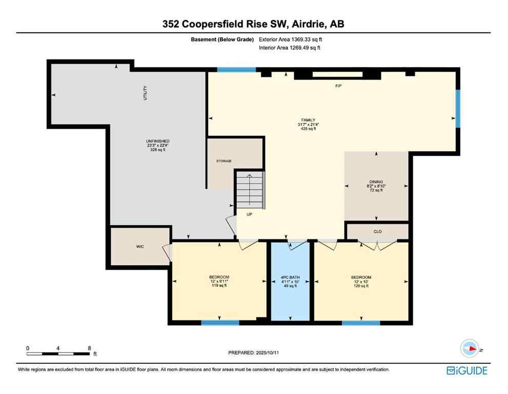 MLS® A2250106 - 352 Coopersfield Rise SW in Coopers Crossing Airdrie, Residential