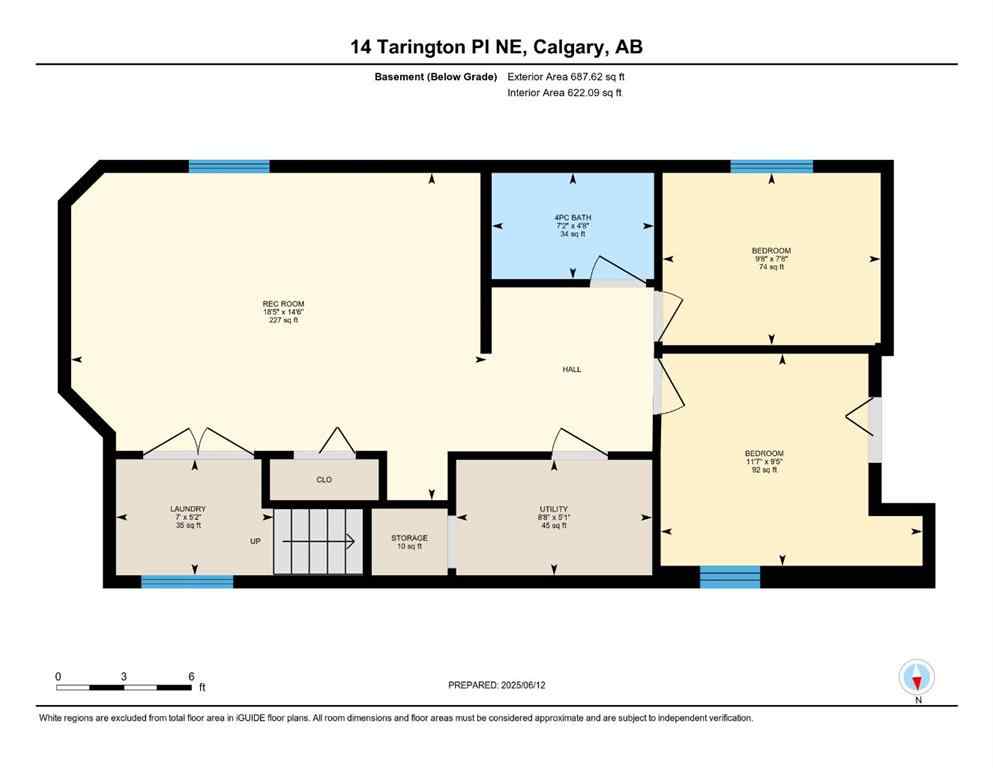 MLS® A2250112 - 14 Tarington Place NE in Taradale Calgary, Residential
