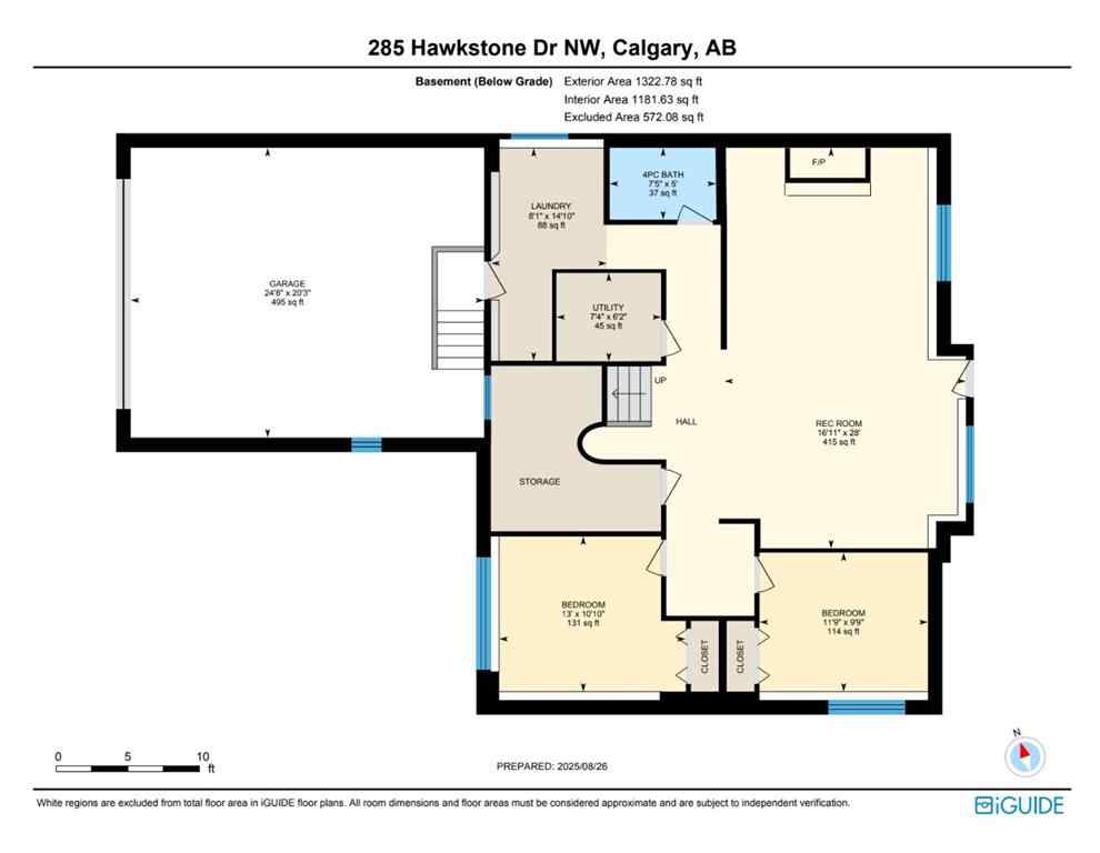 MLS® A2250154 - 285 Hawkstone Drive NW in Hawkwood Calgary, Residential