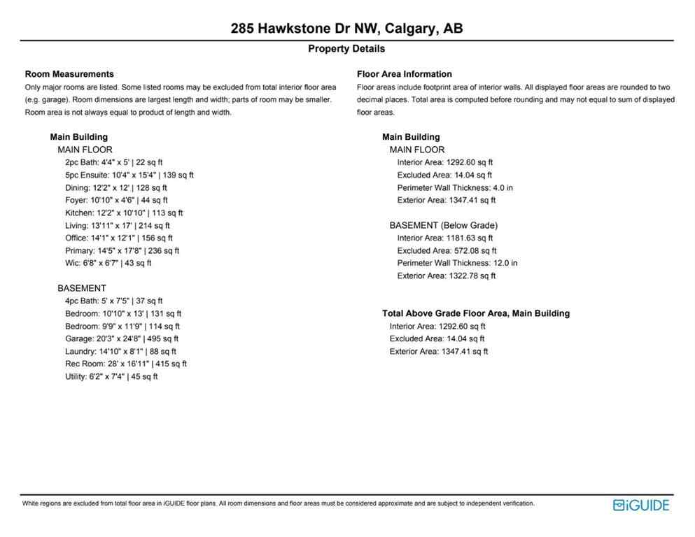 MLS® A2250154 - 285 Hawkstone Drive NW in Hawkwood Calgary, Residential