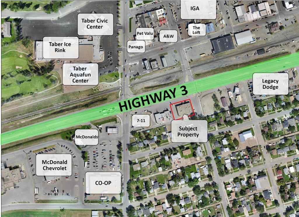 MLS® A2250225 - 5036 46 Avenue  in NONE Taber, Commercial