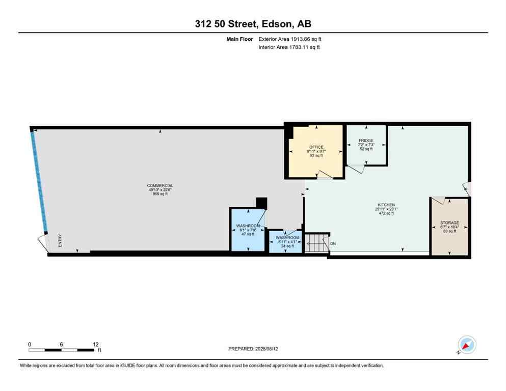 MLS® A2250365 - 312 50 Street  in Edson Edson, Commercial