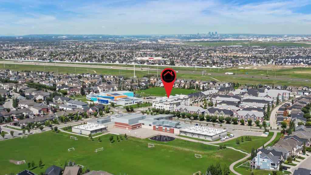 MLS® A2250373 - Unit #410 402 Marquis Lane SE in Mahogany Calgary, Residential