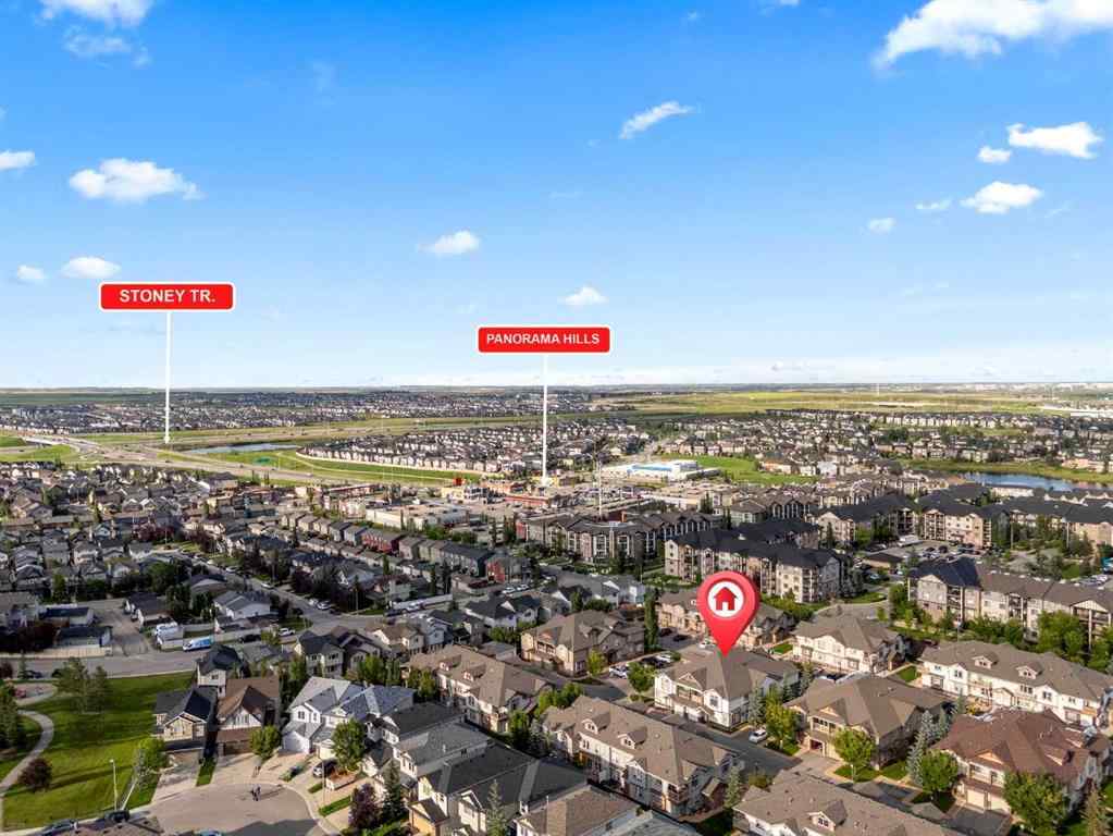 MLS® A2250392 - Unit #102 31 Panatella Landing NW in Panorama Hills Calgary, Residential