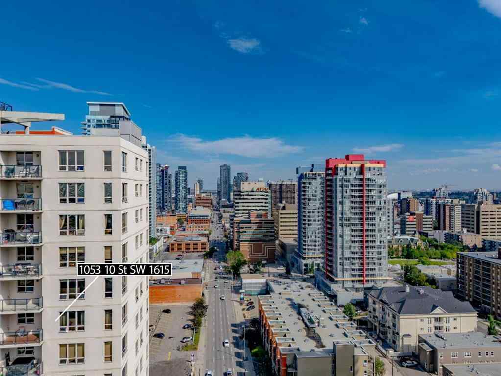 MLS® A2250421 - Unit #1615 1053 10 Street SW in Beltline Calgary, Residential