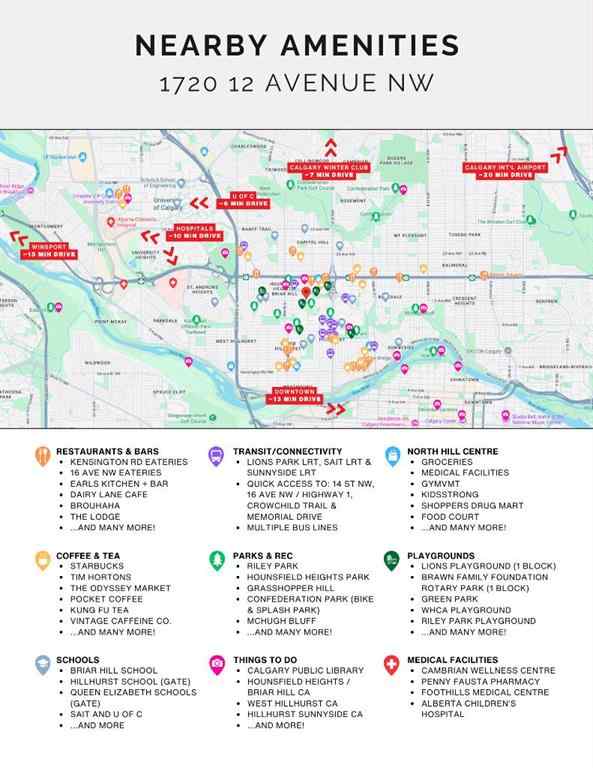 MLS® A2250479 - 1720 12 Avenue NW in Hounsfield Heights/Briar Hill Calgary, Residential