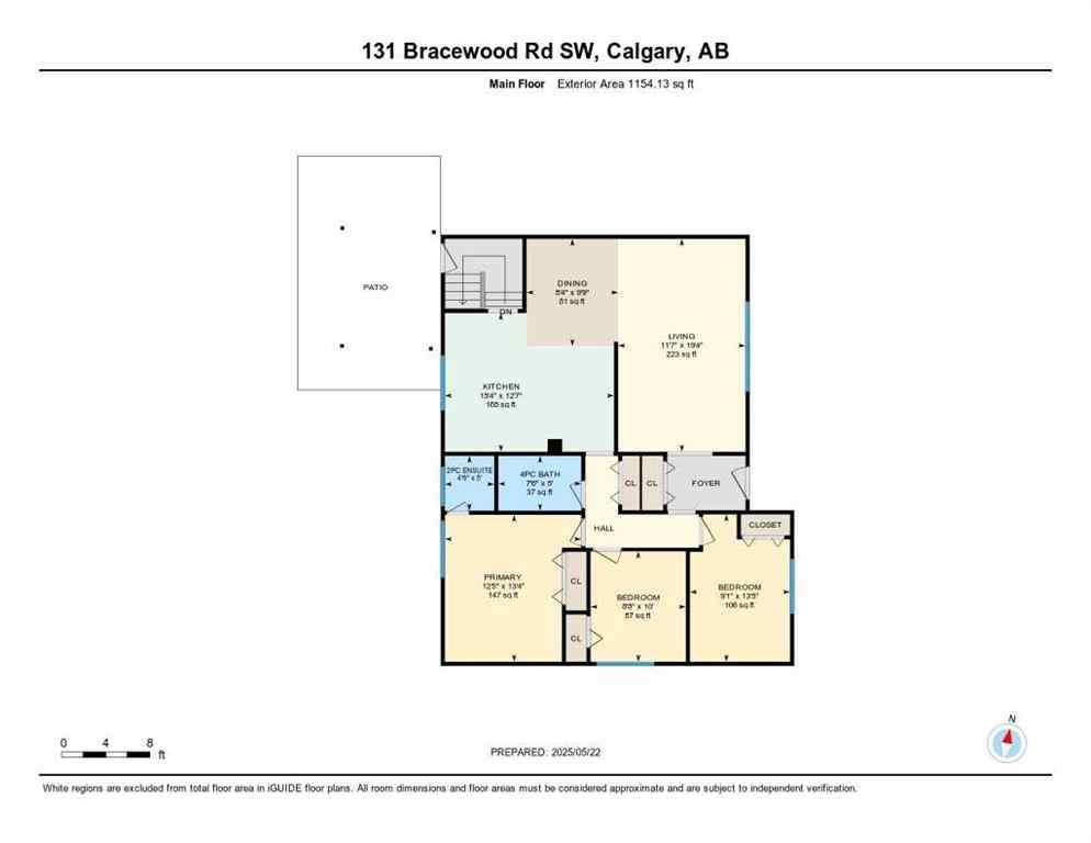 MLS® A2250487 - 131 Bracewood Road SW in Braeside Calgary, Residential