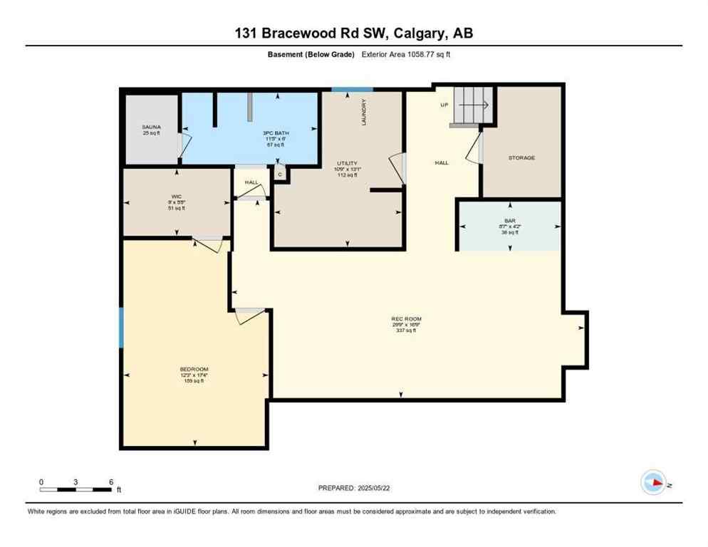 MLS® A2250487 - 131 Bracewood Road SW in Braeside Calgary, Residential