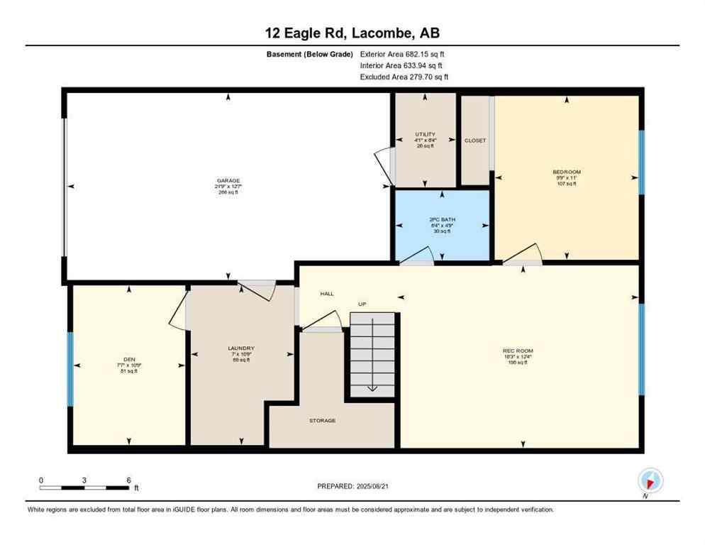 MLS® A2250504 - 12 Eagle Road  in Fairway Heights Lacombe, Residential