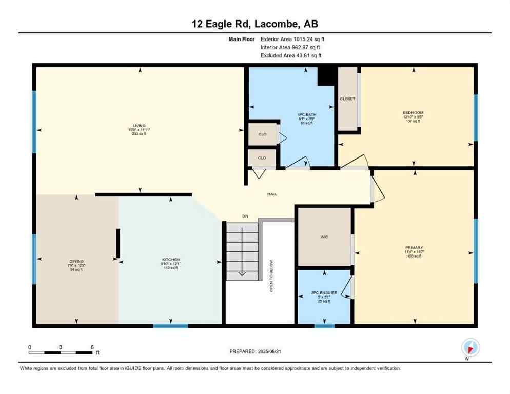 MLS® A2250504 - 12 Eagle Road  in Fairway Heights Lacombe, Residential