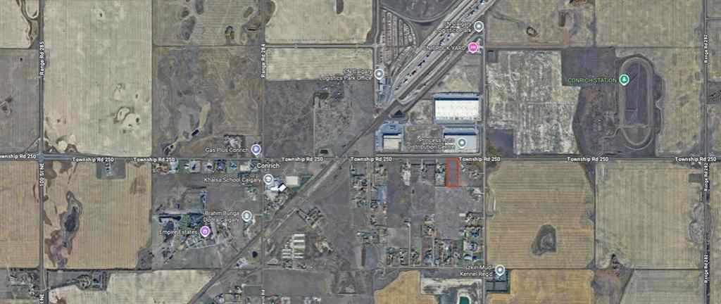 MLS® A2250639 -  283055 Township Rd 250   in Conrich Meadows Rural Rocky View County, Land