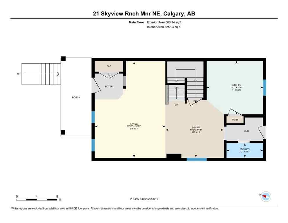 MLS® A2250740 - 21 Skyview Ranch Manor NE in Skyview Ranch Calgary, Residential