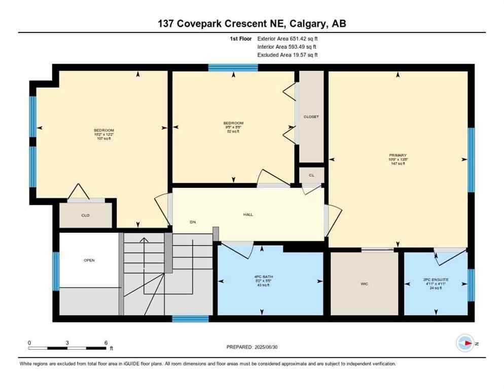 MLS® A2250777 - 137 Covepark Crescent NE in Coventry Hills Calgary, Residential
