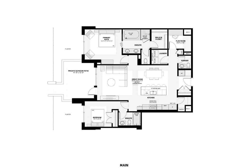 MLS® A2250872 - Unit #204 4185 Norford Avenue NW in University District Calgary, Residential