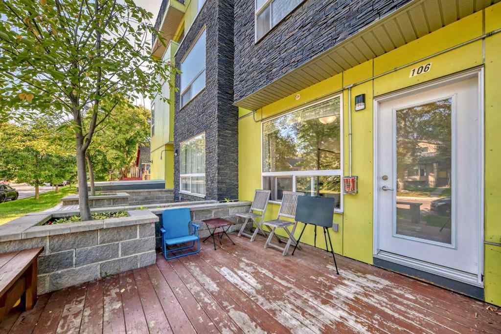 MLS® A2250882 - Unit #106 1740 9 Street NW in Mount Pleasant Calgary, Residential