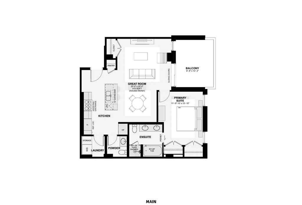 MLS® A2250901 - Unit #307 4180 Kovitz Avenue NW in University District Calgary, Residential