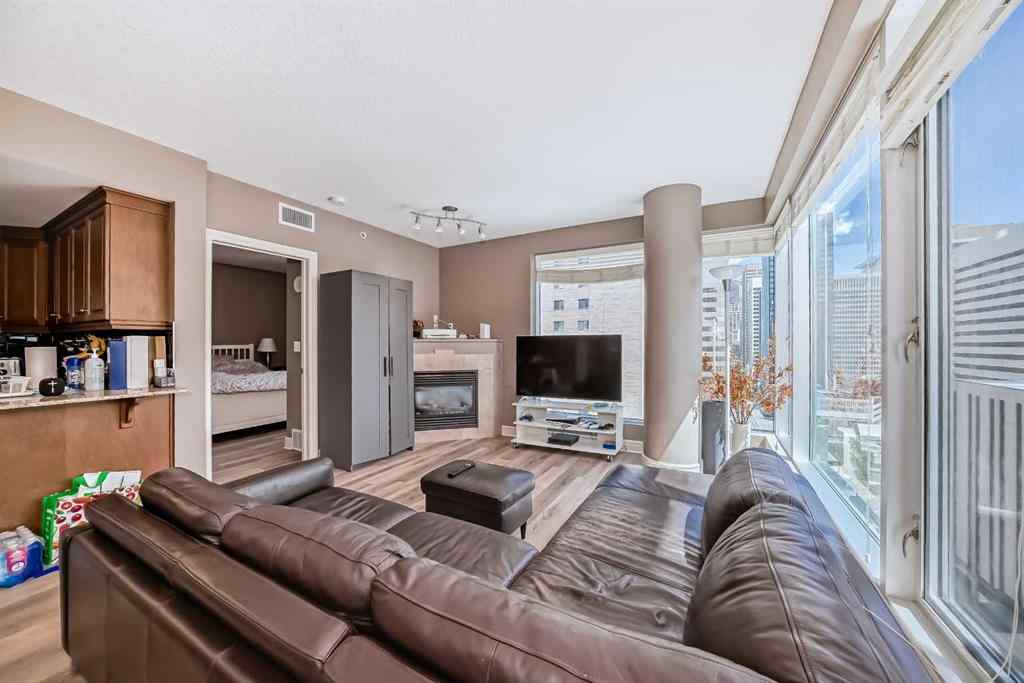 MLS® A2251057 - Unit #1407 910 5 Avenue SW in Downtown Commercial Core Calgary, Residential