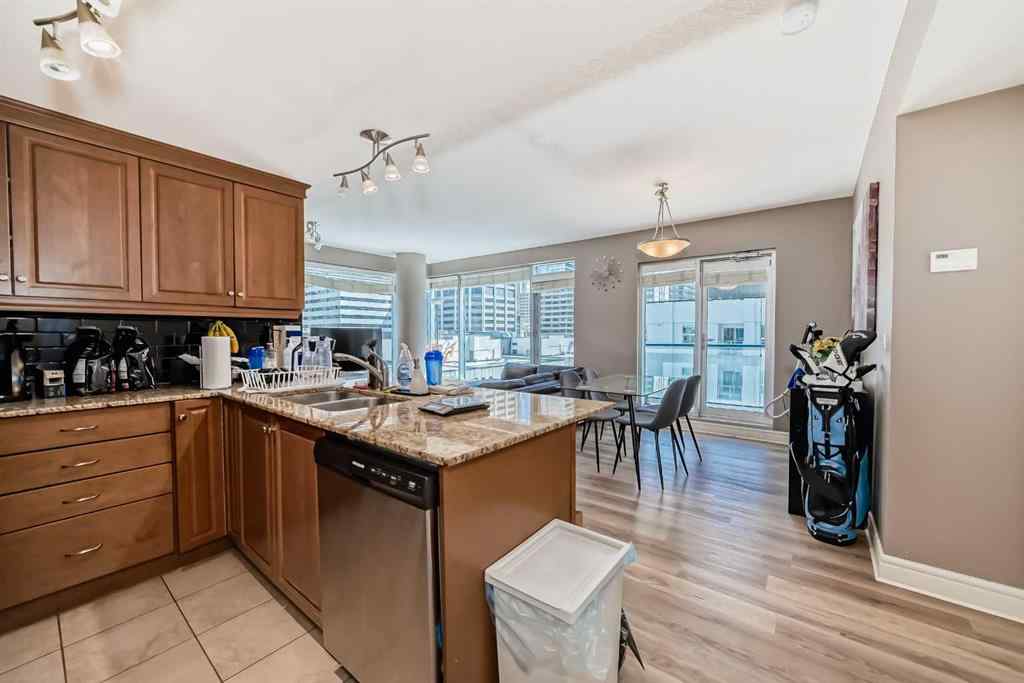 MLS® A2251057 - Unit #1407 910 5 Avenue SW in Downtown Commercial Core Calgary, Residential