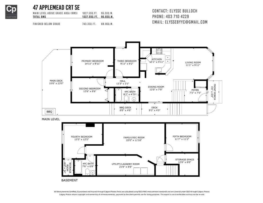 MLS® A2251098 - 47 Applemead Court SE in Applewood Park Calgary, Residential
