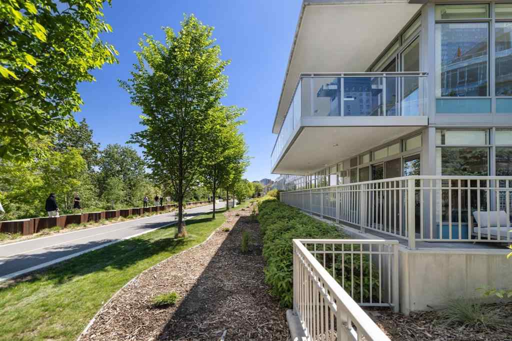 MLS® A2251109 - Unit #102 88 Waterfront Mews SW in Chinatown Calgary, Residential