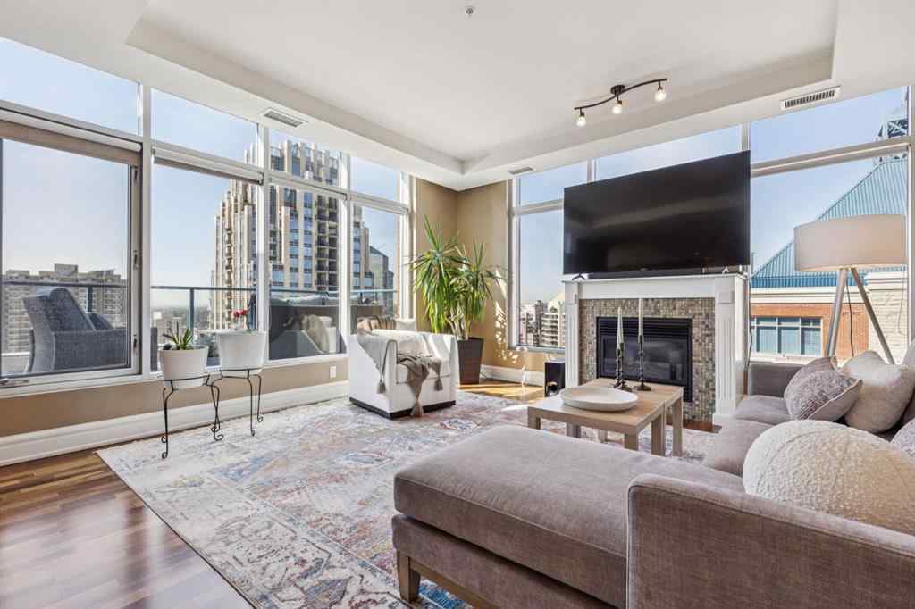 MLS® A2251259 - Unit #2802 910 5 Avenue SW in Downtown Commercial Core Calgary, Residential