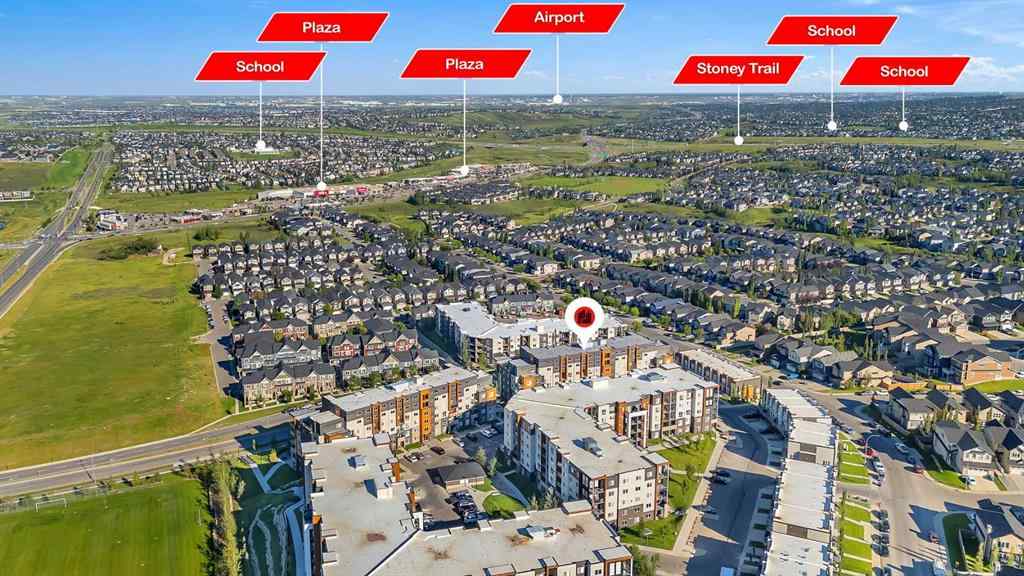 MLS® A2251304 - Unit #312 10 Kincora Glen Park NW in Kincora Calgary, Residential