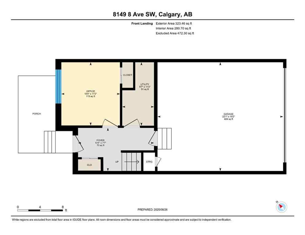 MLS® A2251334 - 8149 8 Avenue SW in West Springs Calgary, Residential