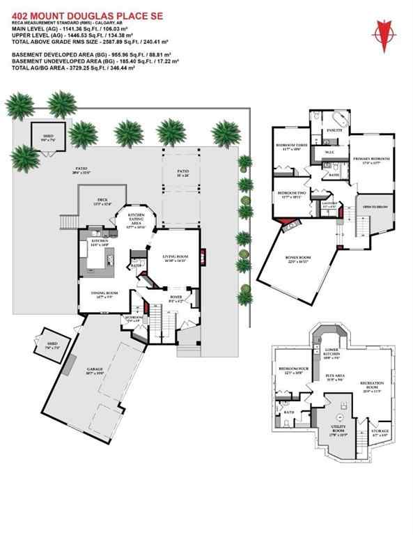 MLS® A2251346 - 402 Mt Douglas Place SE in McKenzie Lake Calgary, Residential
