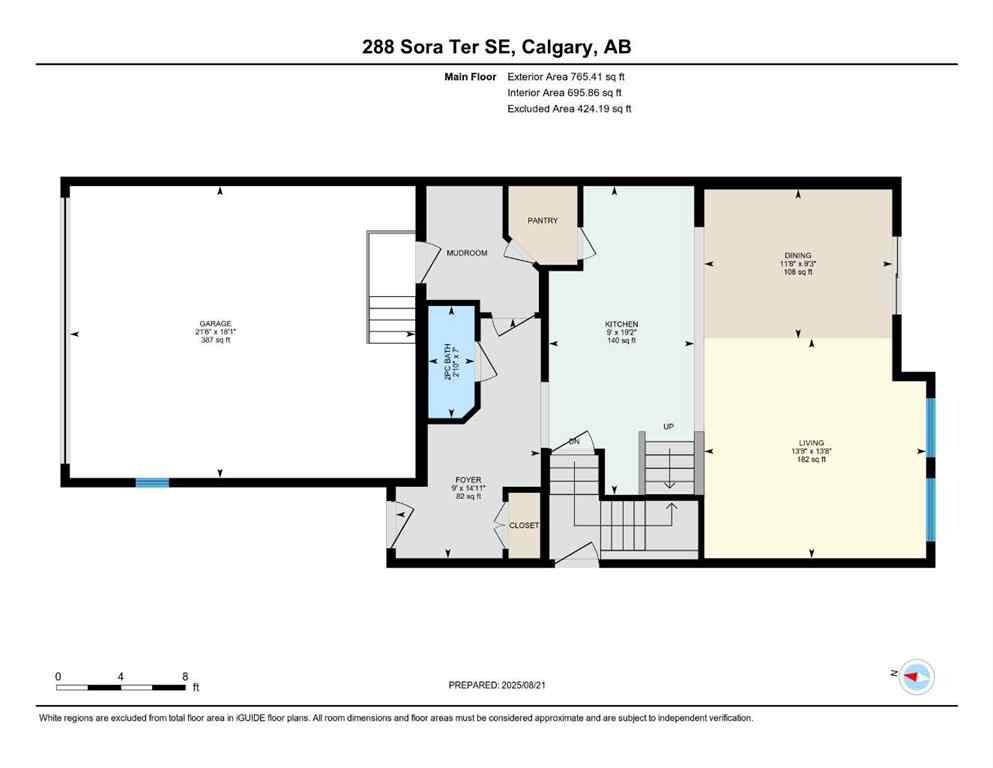 MLS® A2251365 - 288 Sora Terrace SE in Hotchkiss Calgary, Residential