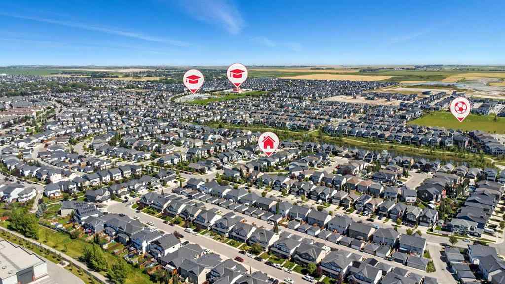 MLS® A2251393 - 124 Kingsbridge Way SE in Kings Heights Airdrie, Residential