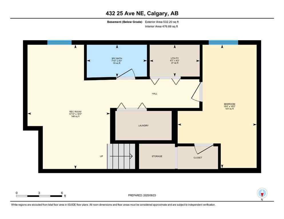 MLS® A2251411 - 432 25 Avenue NE in Winston Heights/Mountview Calgary, Residential