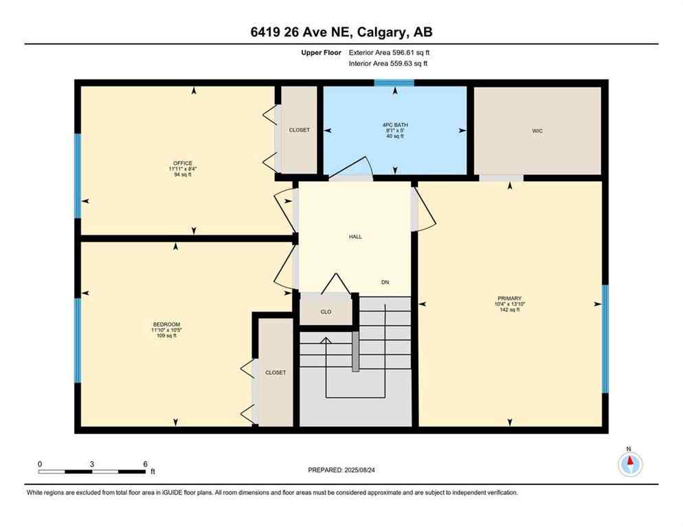 MLS® A2251446 - 6419 26 Avenue NE in Pineridge Calgary, Residential