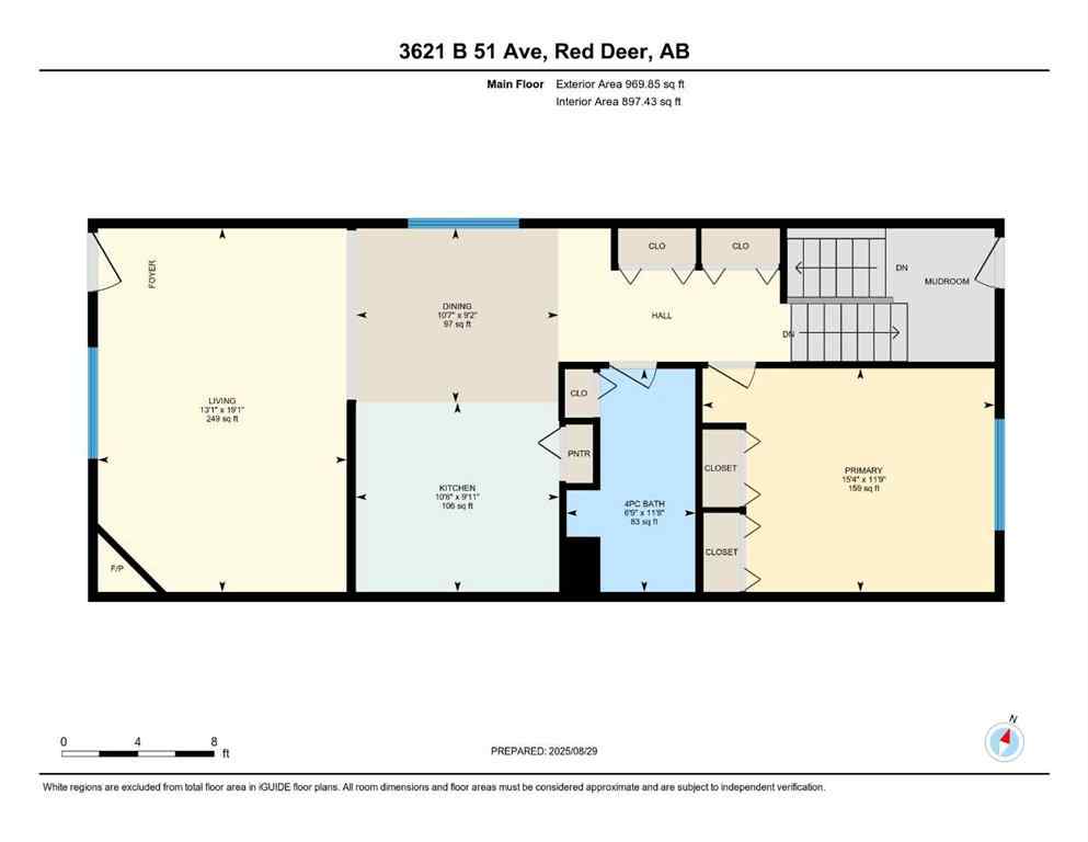 MLS® A2251449 - Unit #B 3621 51 Avenue  in South Hill Red Deer, Residential