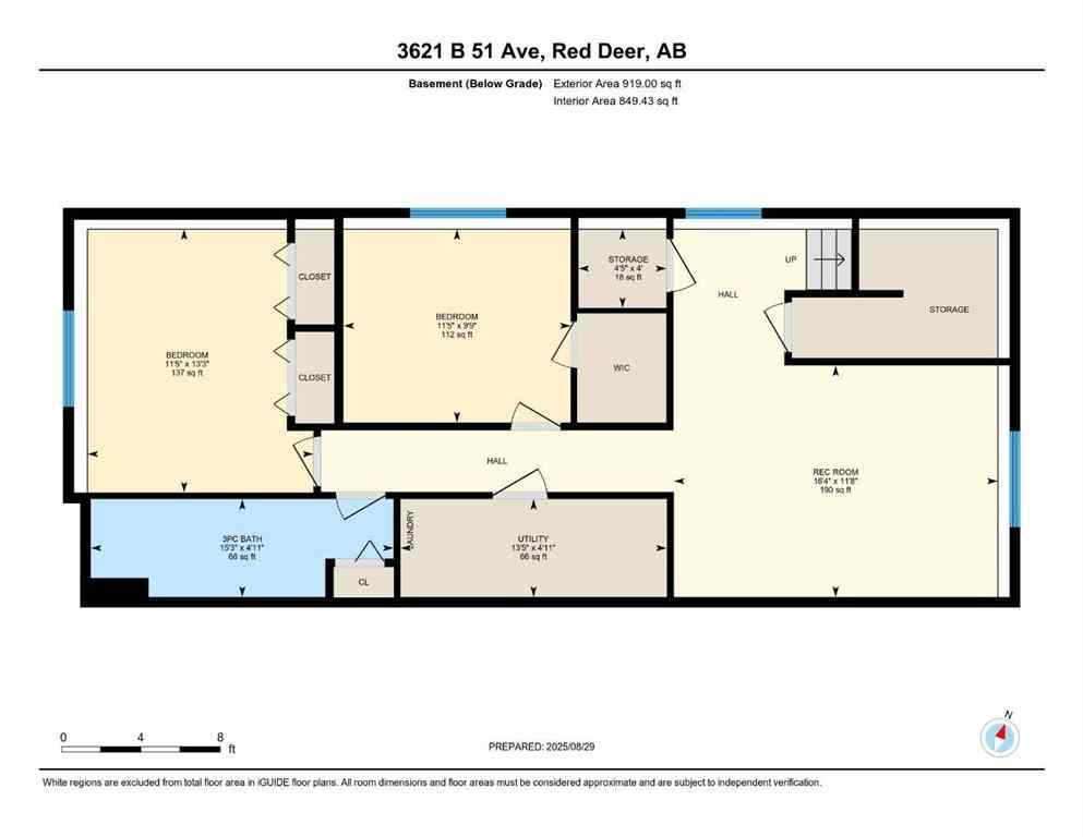 MLS® A2251449 - Unit #B 3621 51 Avenue  in South Hill Red Deer, Residential
