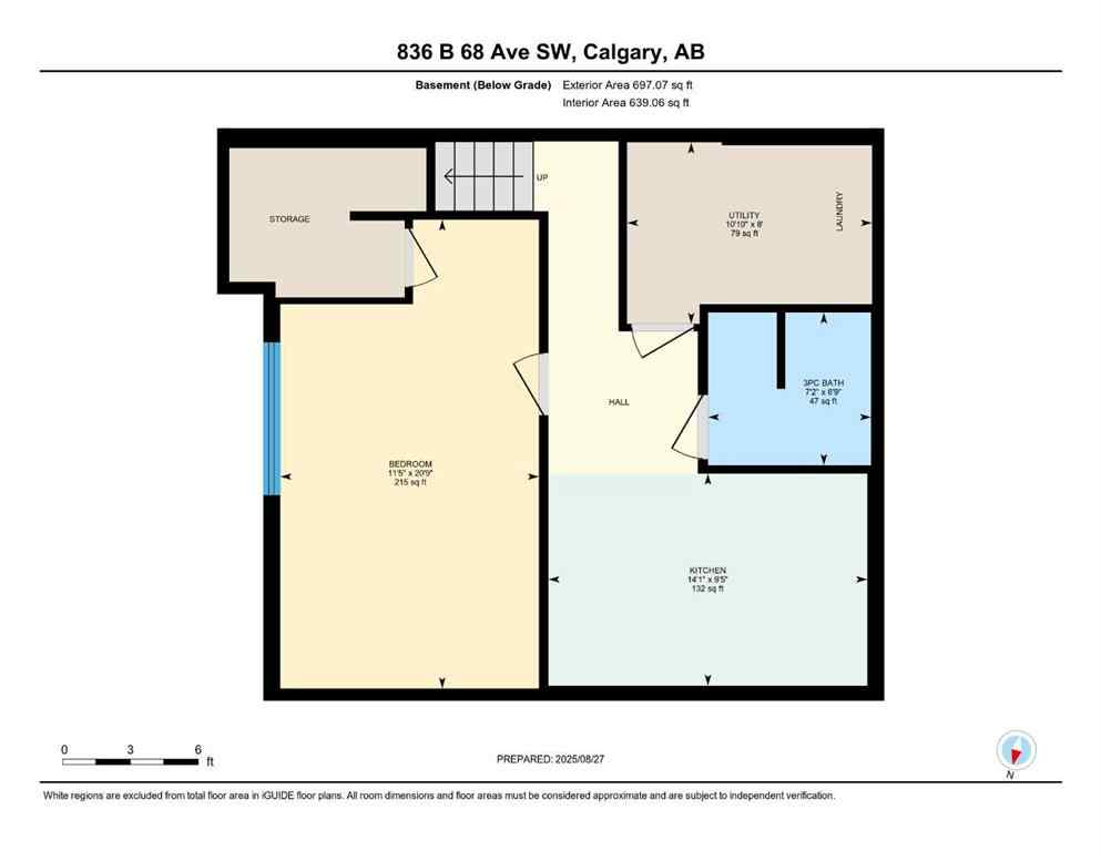 MLS® A2251576 - 836B 68 Avenue SW in Kingsland Calgary, Residential