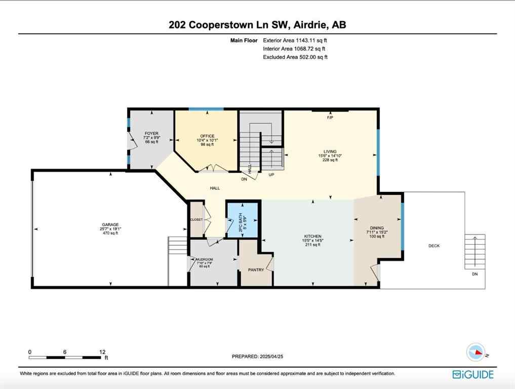 MLS® A2251599 - 202 Cooperstown Lane SW in Coopers Crossing Airdrie, Residential