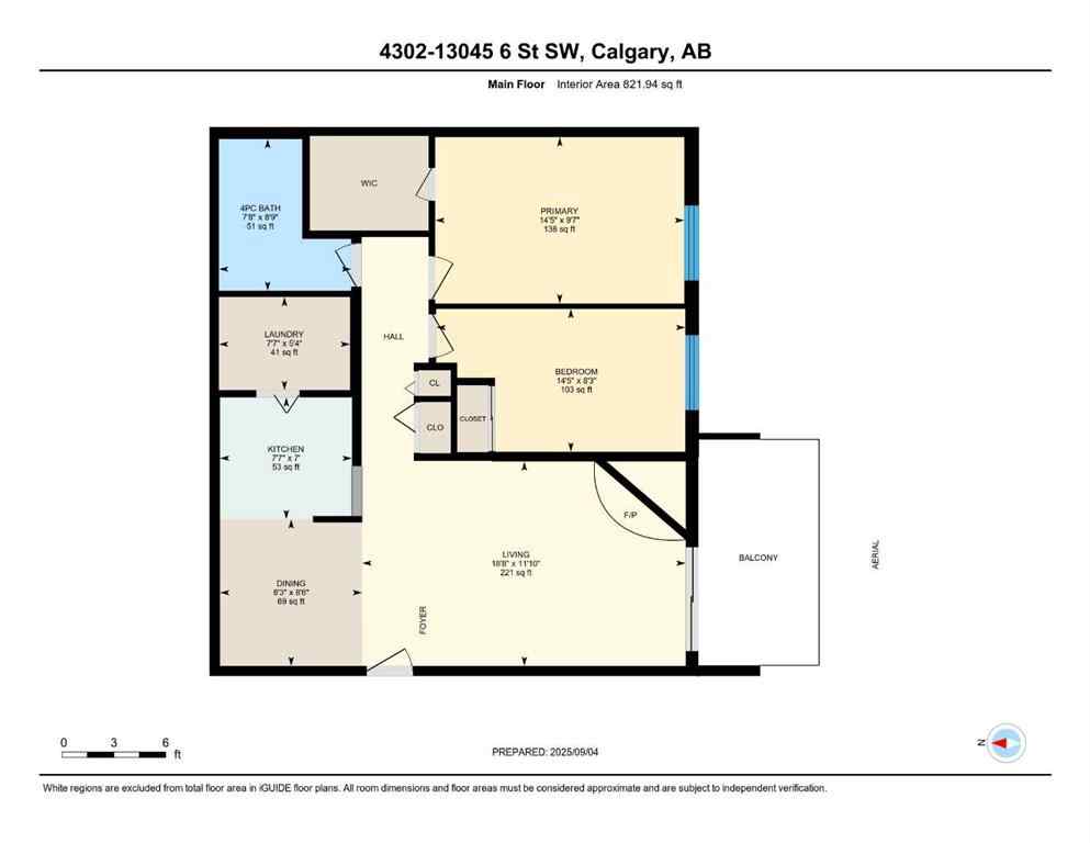 MLS® A2251667 - Unit #4302 13045 6 Street SW in Canyon Meadows Calgary, Residential