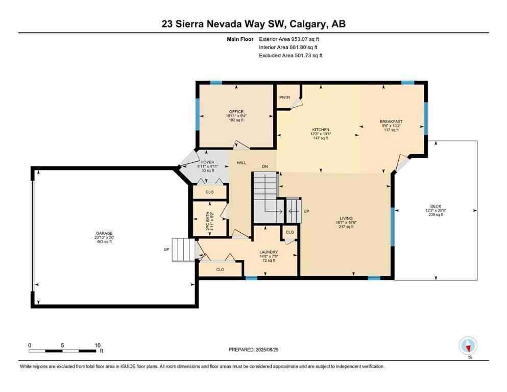 MLS® A2251723 - 23 Sierra Nevada Way SW in Signal Hill Calgary, Residential