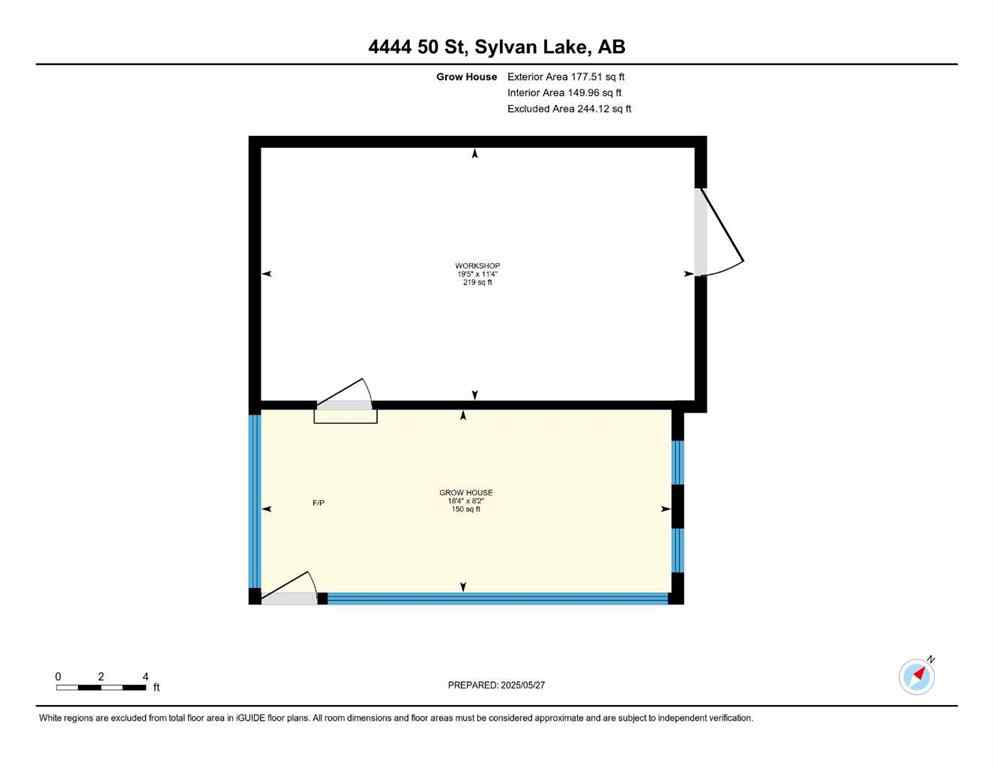 MLS® A2251725 - 4444 50 Street  in Downtown Sylvan Lake, Residential
